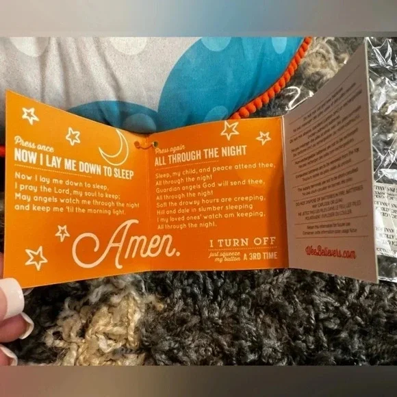 🆕 Slumber Time Moon Plush Prayer Buddy - Picture 4 of 7